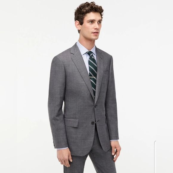 Ludlow essential slim fit suit jacket in stretch four season wool NWT 40L - Picture 5 of 9